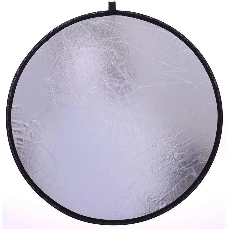 Photography reflector 60/80/110cm outdoor photo live lighting, portable mini, 5-in-1 style, a soft board