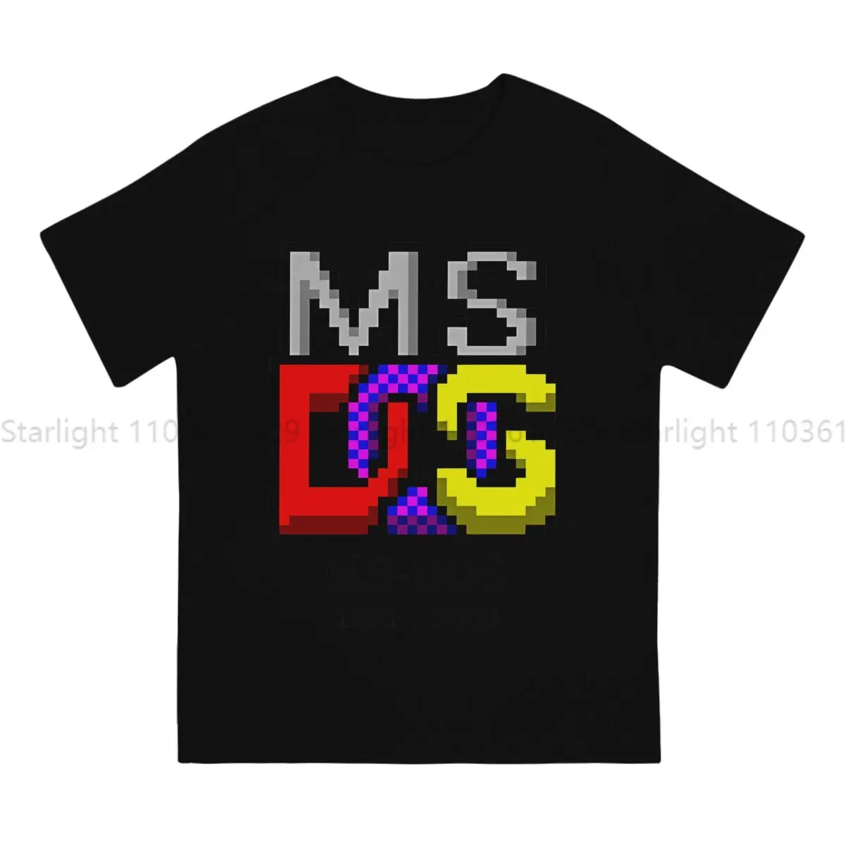 Ms Dos Hip Hop TShirt Commodore C64 Casual T Shirt Newest T-shirt For Men Women