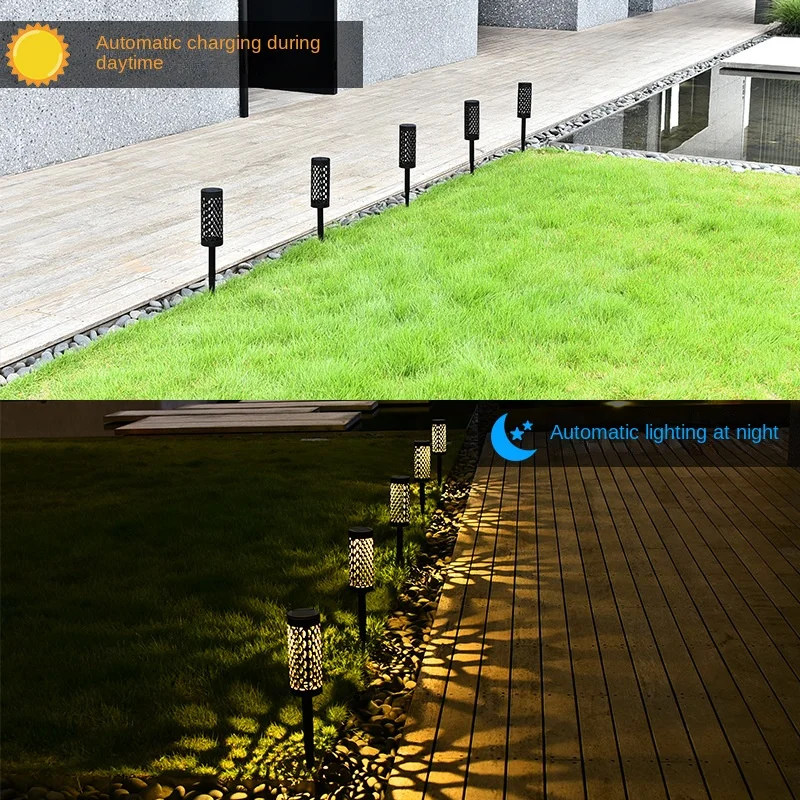 LED Sol En Maille Solaire Pelouse Lumière Sol Extérieur Paysage Jardin Led Lumière Jardin Villa éclairage Extérieur