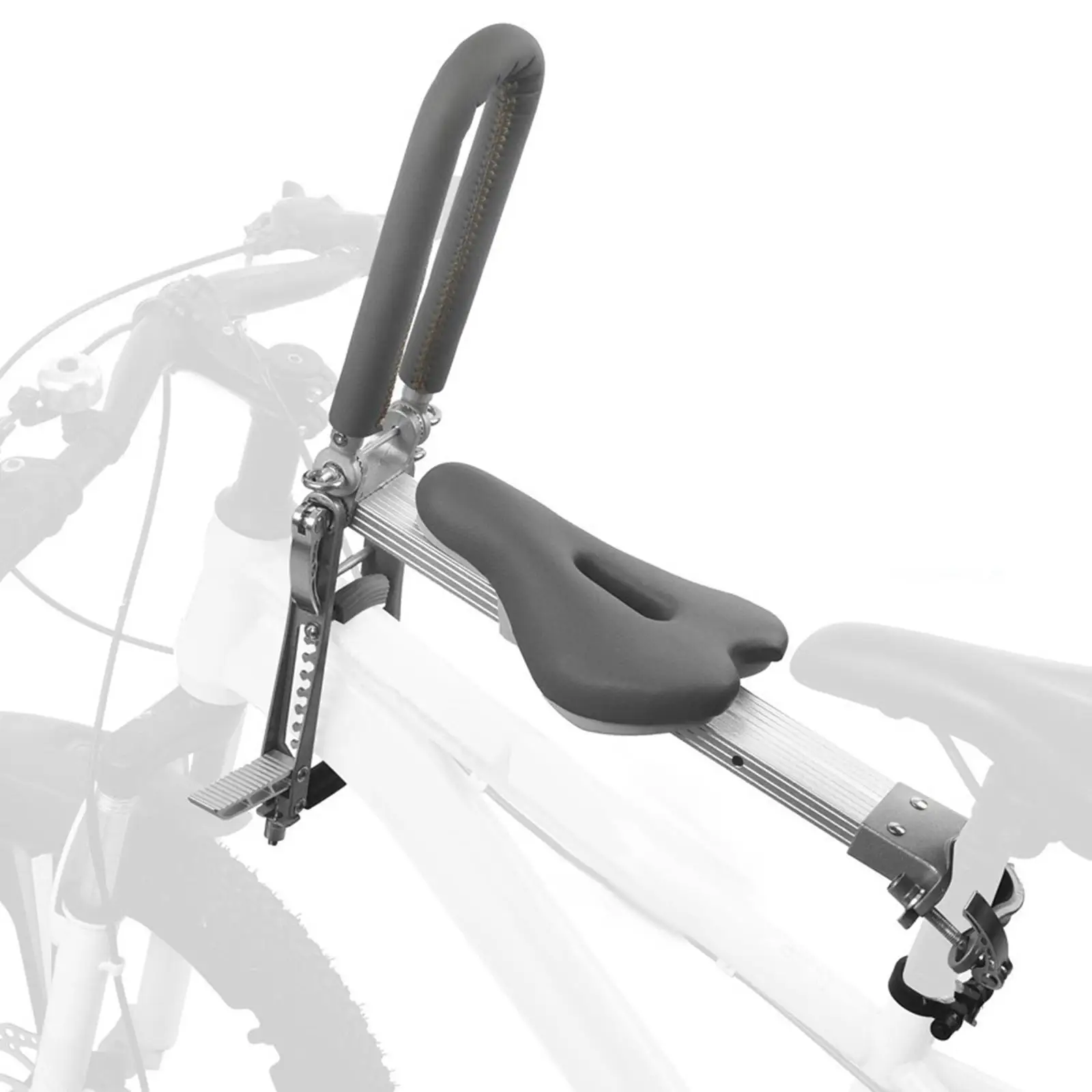 

Детское велосипедное сиденье с передним креплением, простая установка, алюминиевый сплав для складного велосипеда