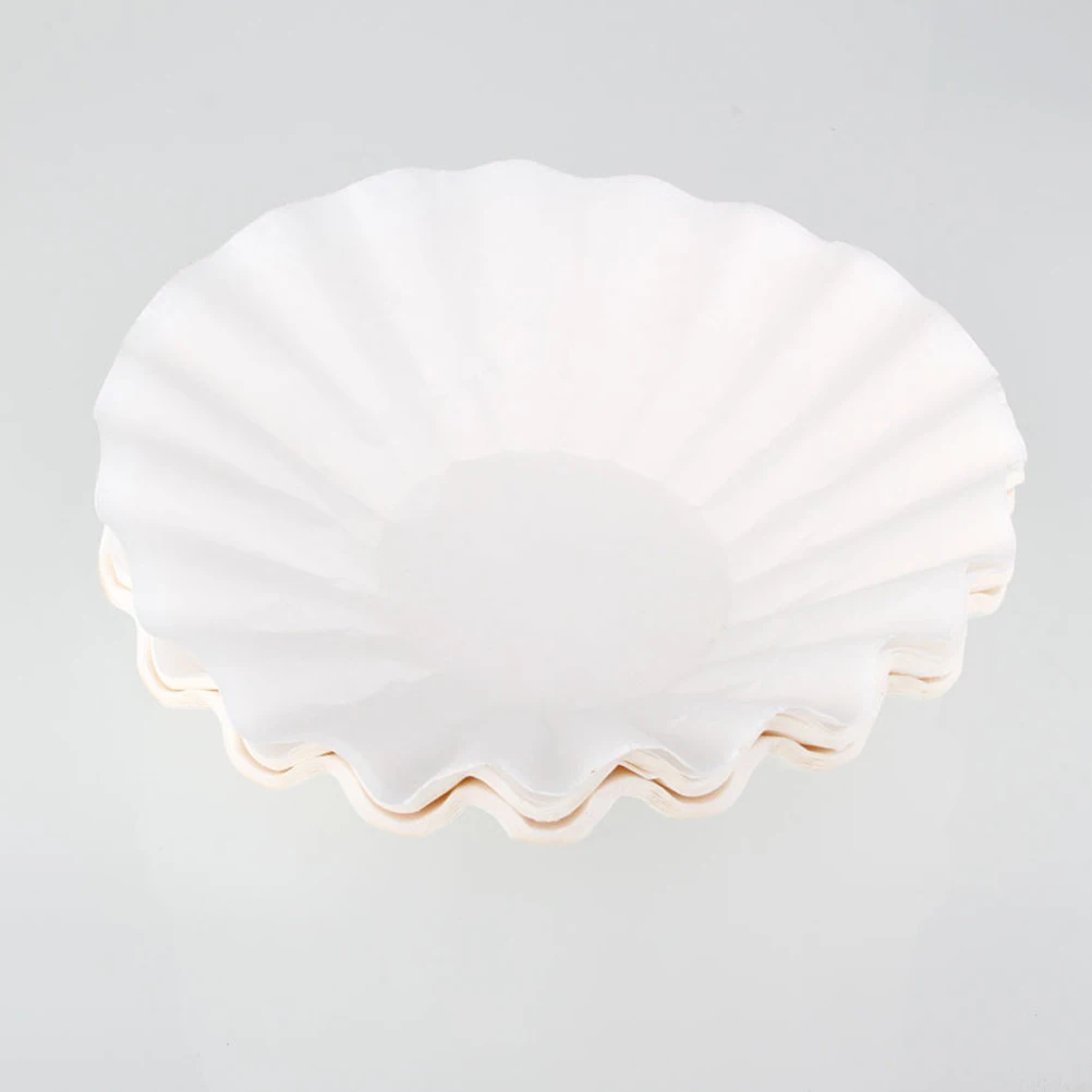 

500pcs Filter Paper Commercial Coffee Filter For American Machines Basket Coffee Filters 18Cm Tall Side High-Grade Odorless Even