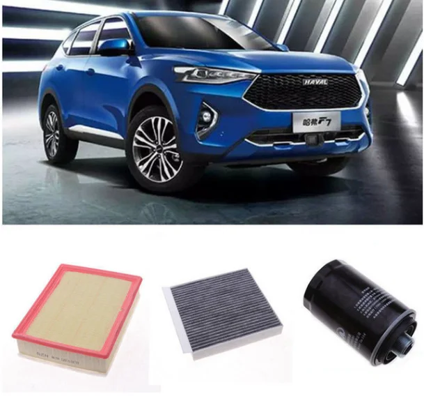 3 PCS Filter Kit, Air Filter, Air Conditioner Filter, Oil Filter For Great Wall HAVAL F7 F7X 1.5T 2.0T