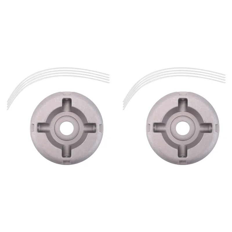 

A02F-2Pc Универсальная головка газонокосилки из алюминиевого сплава с леской для кошения газона из нейлоновой стали, запасные части для газонокосилки