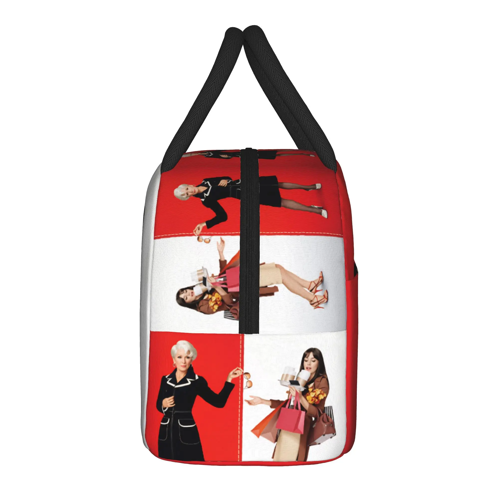 The Devil Wears Pradad Lunch Bag Film Casual Lunch Box For Women Office Portable Insulated Cooler Bag Thermal Tote Handbags