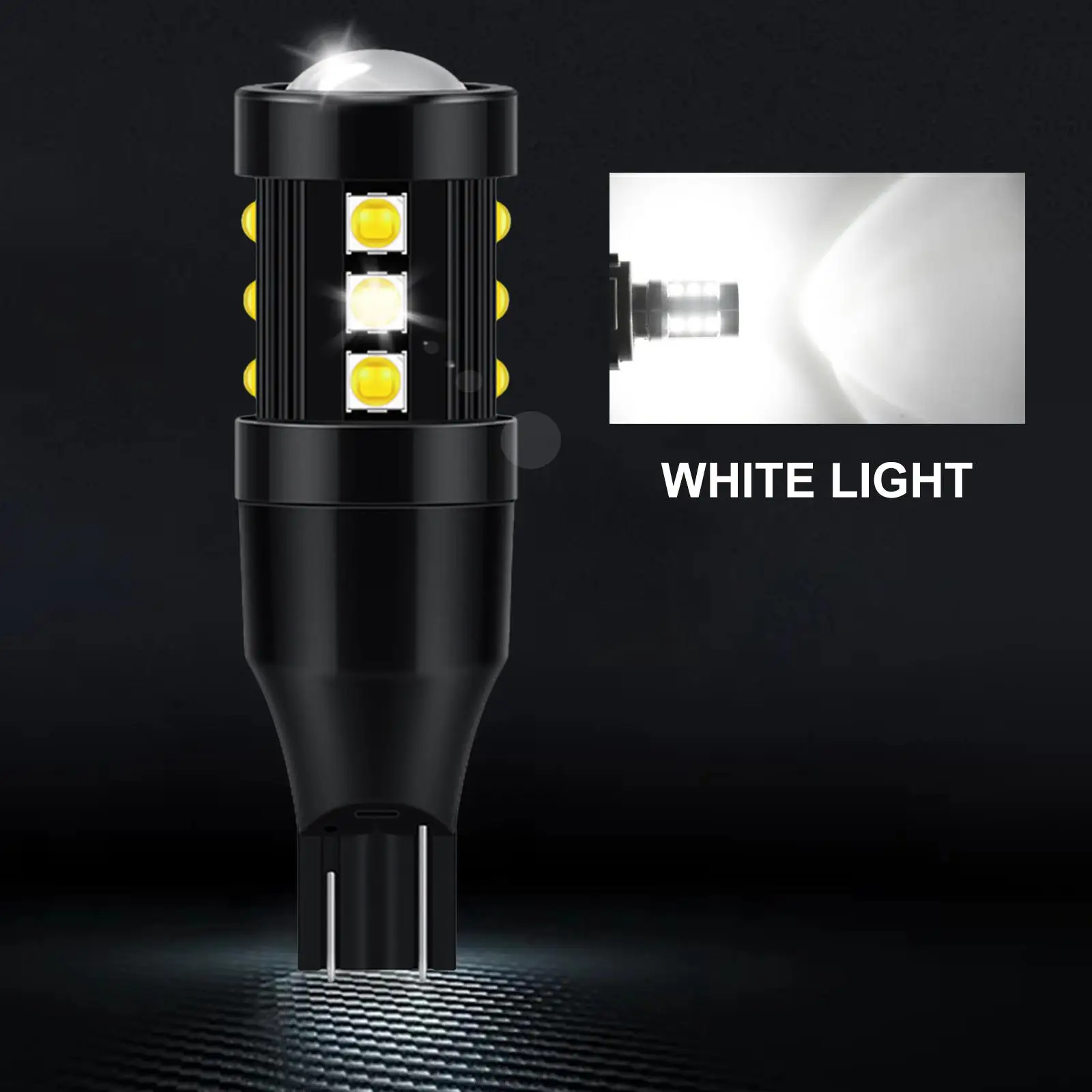 2xAuto LED Bulb Reverse Light Super Bright Side Marker Fit for Yard Boat