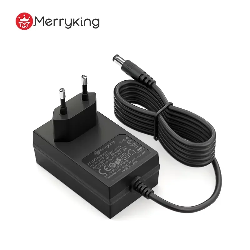 BOLRZO CE GS KC KCC Certified 12 V 2A 3A AC Adapter Charger Replacement 12 V 2000mA Power Supply for Light Emitting Diode Bar