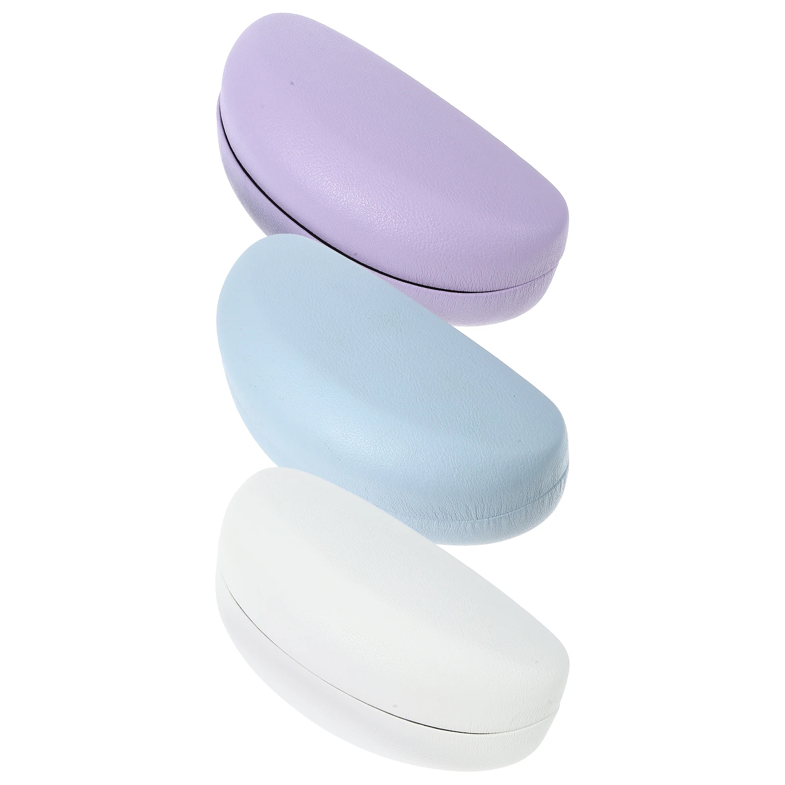 

3 Pcs Glasses Protective Case Eyeglass Eyeglasses Storage Aldult Hard for Sunglass Cases Pu Holder Sunglasses Travel
