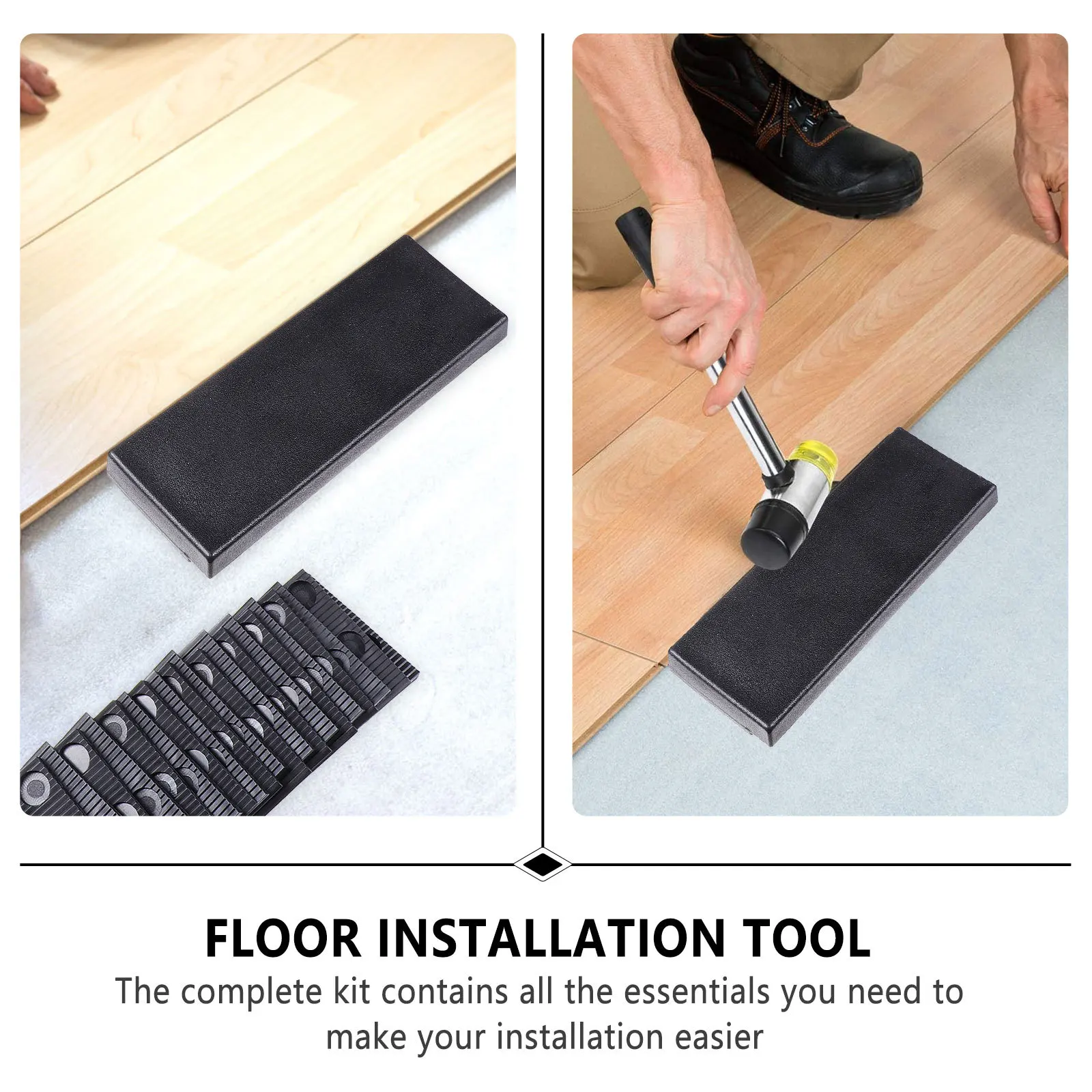 

22 Pcs Floor Installation Tools Flooring Laminate Professional Kit Spacers Carbon Steel Pull Bar