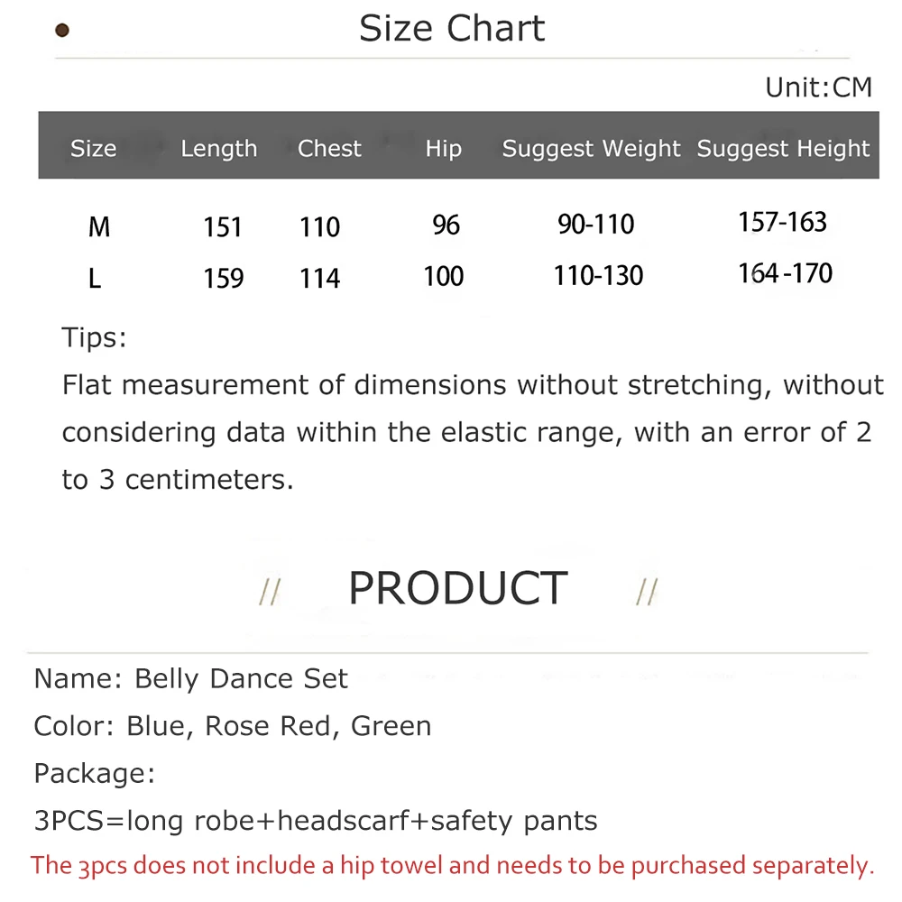 أداء الرقص الشرقي زي رداء قطعة واحدة فساتين شابي ممارسة البدلة بلدي أداء الرقص الشرقي زي 4 قطعة/3 قطعة #6