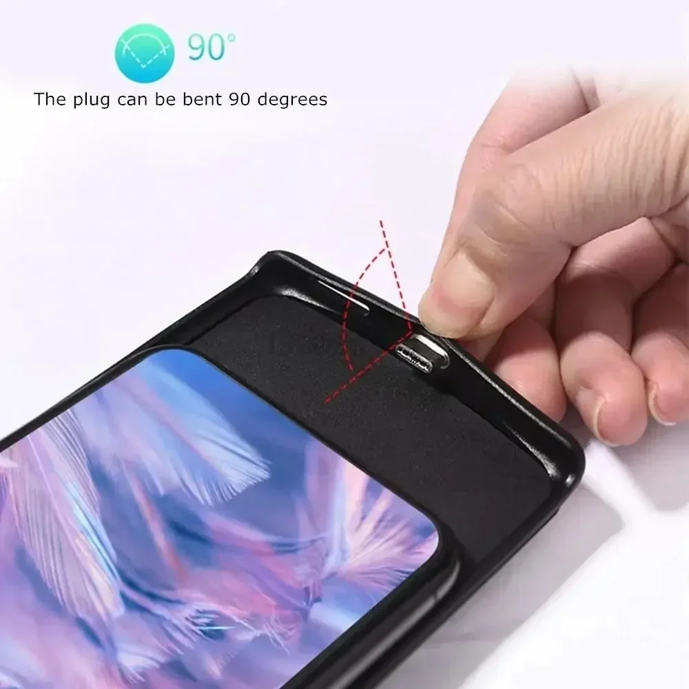 حافظة شاحن بطارية 10000 مللي أمبير في الساعة لهاتف Xiaomi Redmi Note 11S لهاتف Redmi Note 11 11E Pro 11T 12 12E Pro 12 Turbo