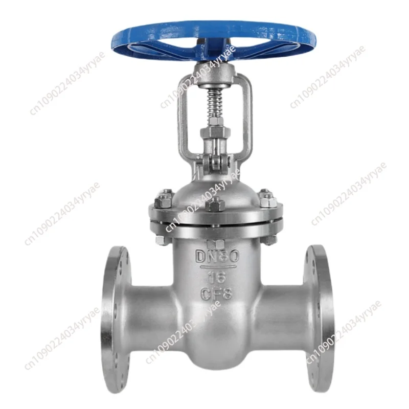 304/316L Stainless Steel Flanged Gate Valve Z41W-16P Water High Temperature Steam Heat Conducting Oil Rod Gate Valve