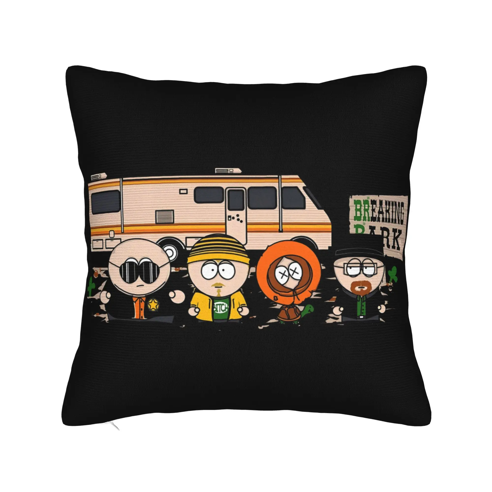 Fashion New Cartoon South Parks Cushion Cover 45x45cm Soft  Pillow for Sofa Car Square Pillowcase Bedroom Decoration