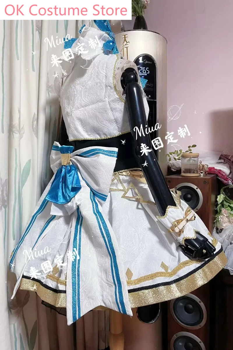 Hololive Vtuber Shirakami Fubuki Hit The Song Costume Cosplay Costume Cos Game Anime Party Uniform Hallowen Play Role Clothes