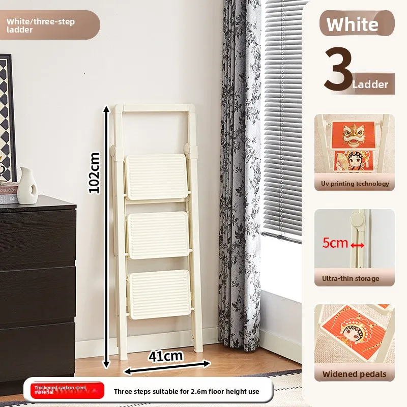 A Frame Ladder 4 5 Steps Folding Telescoping Indoor Multi Function Heavy Duty Portable Household Step Ladder Indoor Ladder