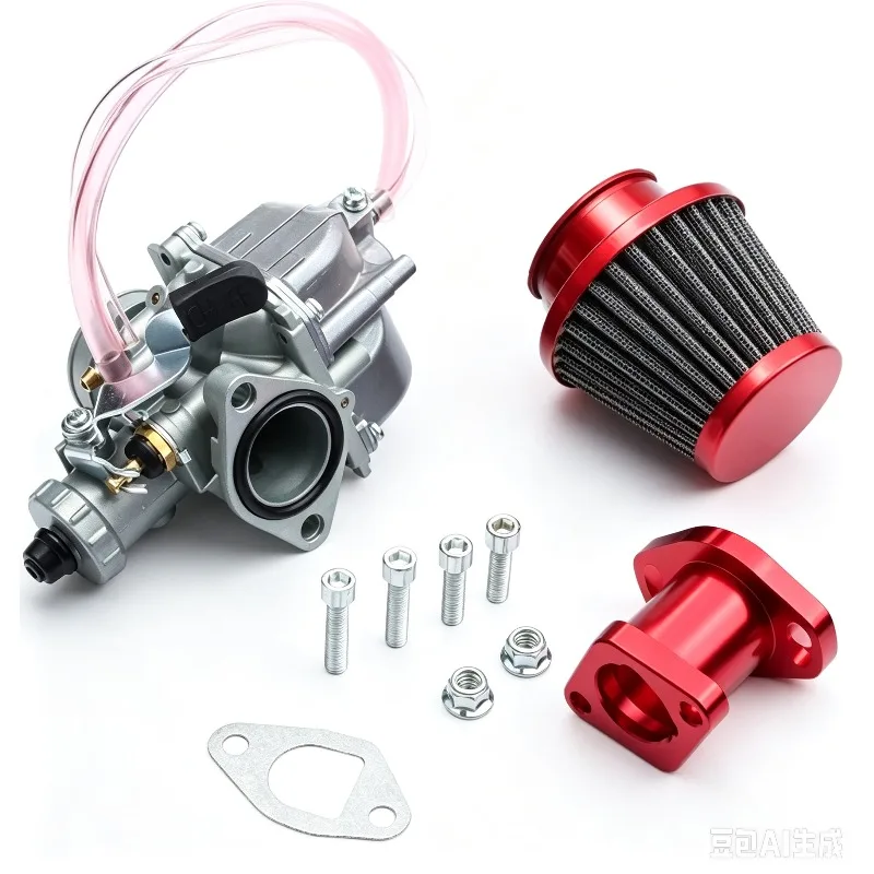 VM22 Carburetor Kit With Intake Manifold Air Filter For 212cc GX200 6.5hp CT200U KT196 Go Kart Parts