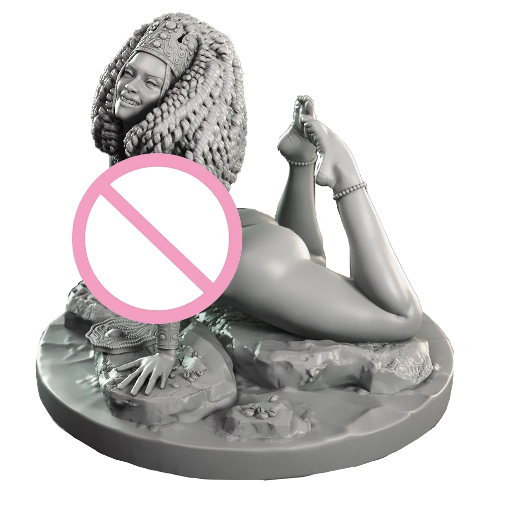 1:24 Afro-Caribbean Mythology Water Deity Resin Model Kit - Unpainted DIY Artisan Project | A939 Spiritual Collectible