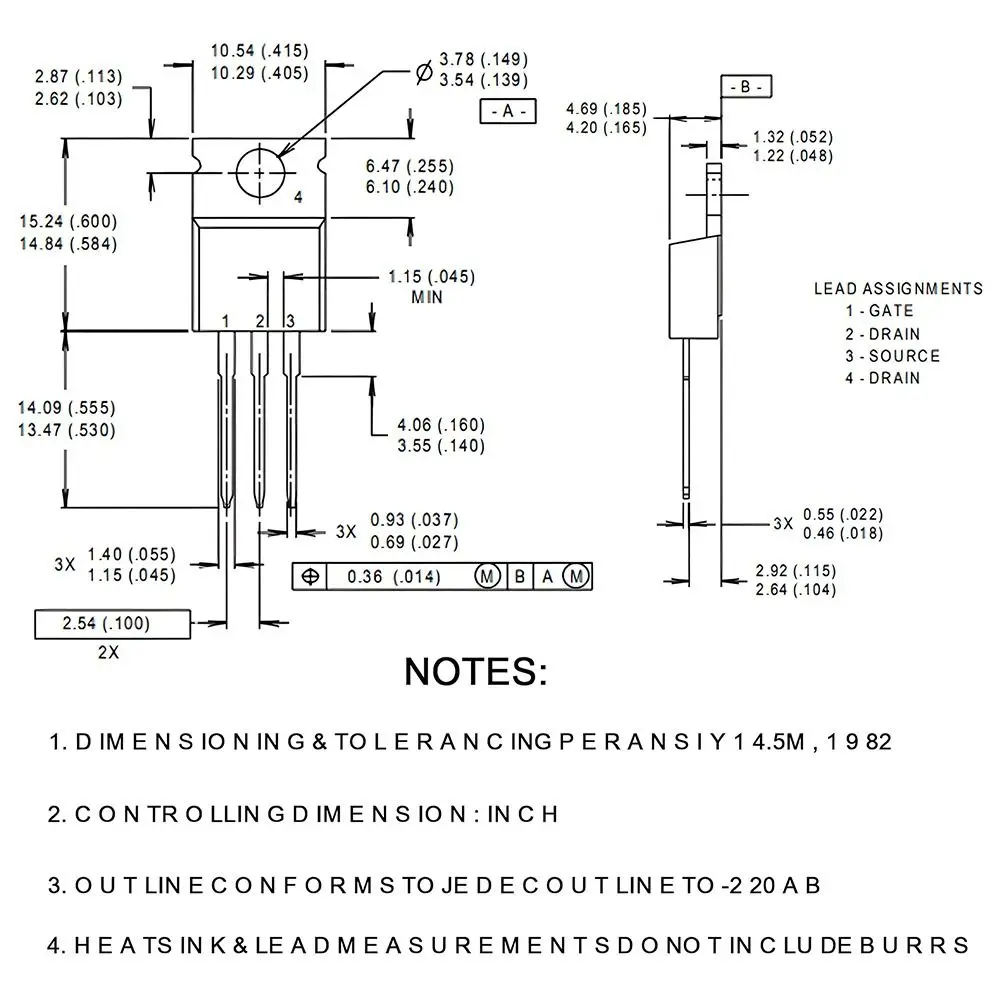 10Pcs TO-220 IRFZ44N MOSFET Transistor 55V 3-Pin N-Channel Power MOSFET 49A Rectifier Power Transistor