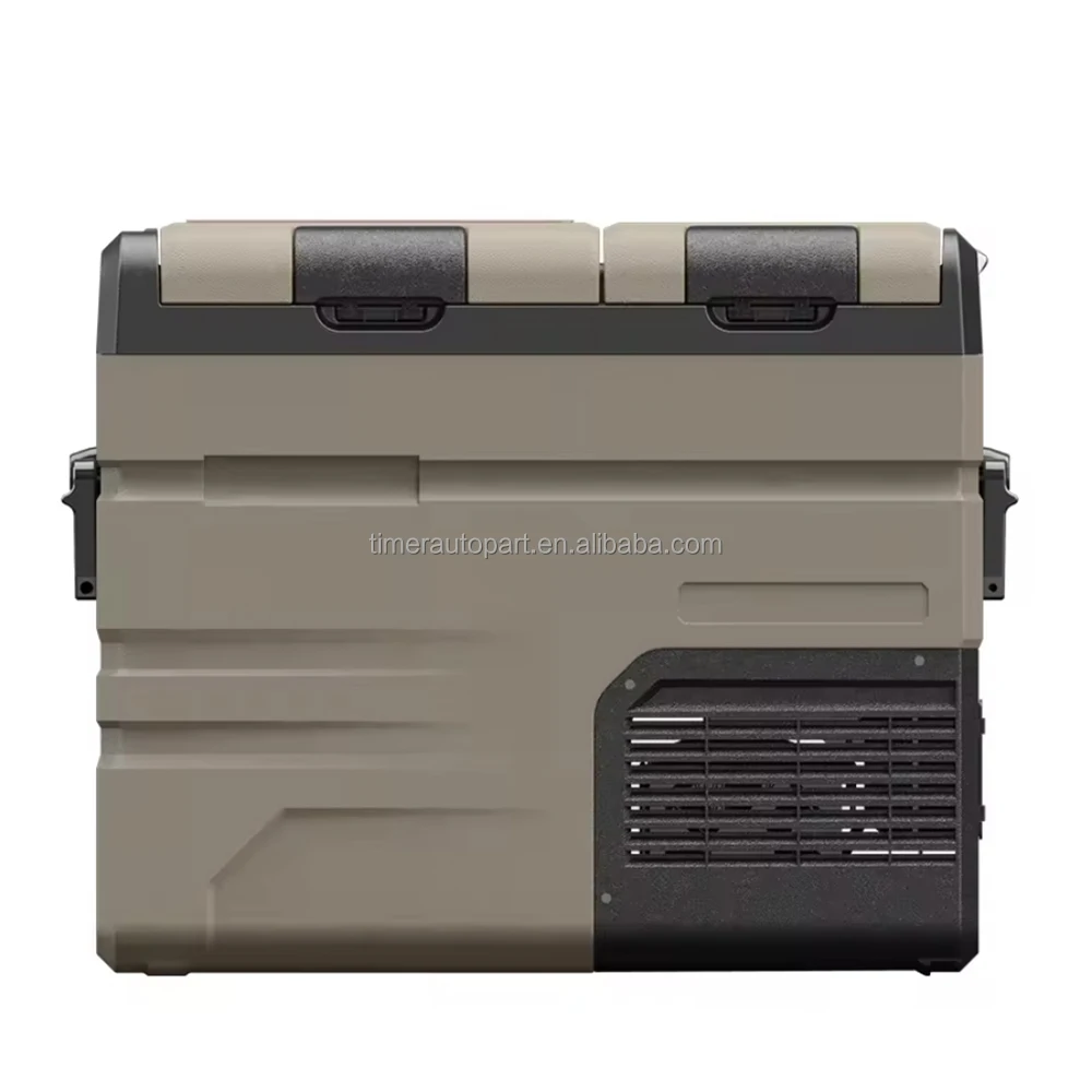 Portable 12V/24V Rechargeable Solar/Electric Power Source Freezer RV Cooler Box 35L/45L/55L for Hotels & Cars Battery Included