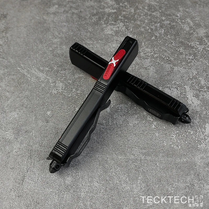 ألياف الكربون سلسلة Ultratech D2 الصلب CNC 6061 الألومنيوم مايكرو الترا تك EDC أدوات التكتيكية والعتاد TECKTECH مشط