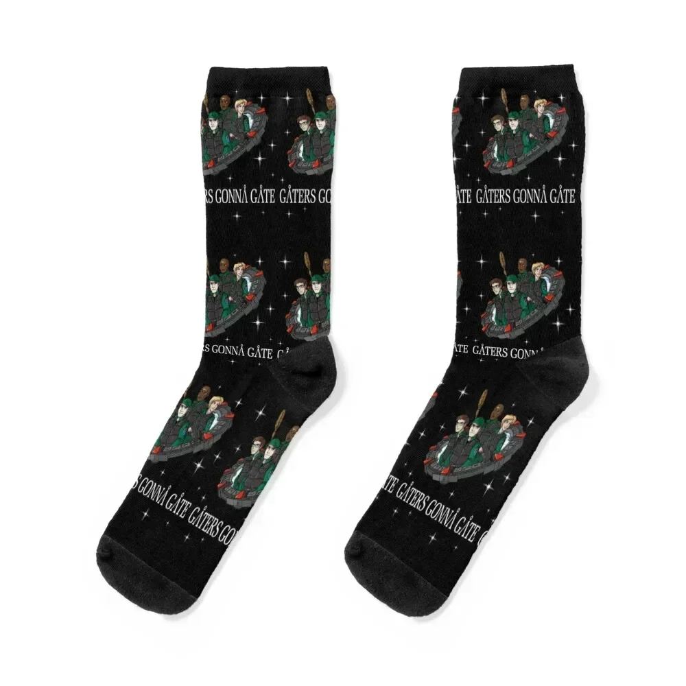 Stargate Sg1 T-ShirtGaters Gonna Gate Socks FASHION snow Women's Socks Men's