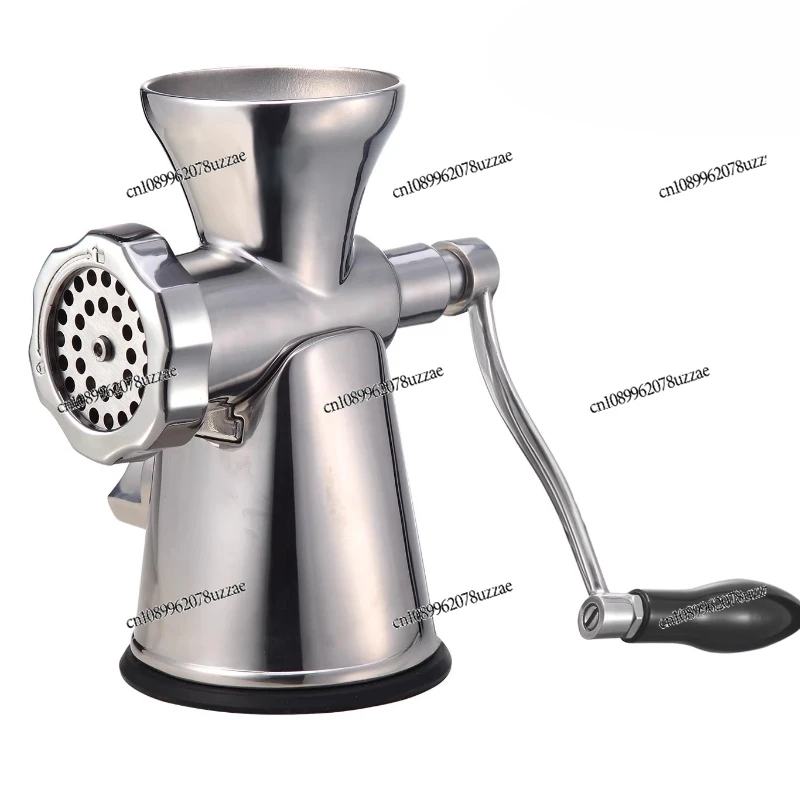 

Household Manual All-stainless Steel Meat Grinder, Small Hand-cranked Minced,stir Vegetables, Fill Sausages, Stuffing Machine
