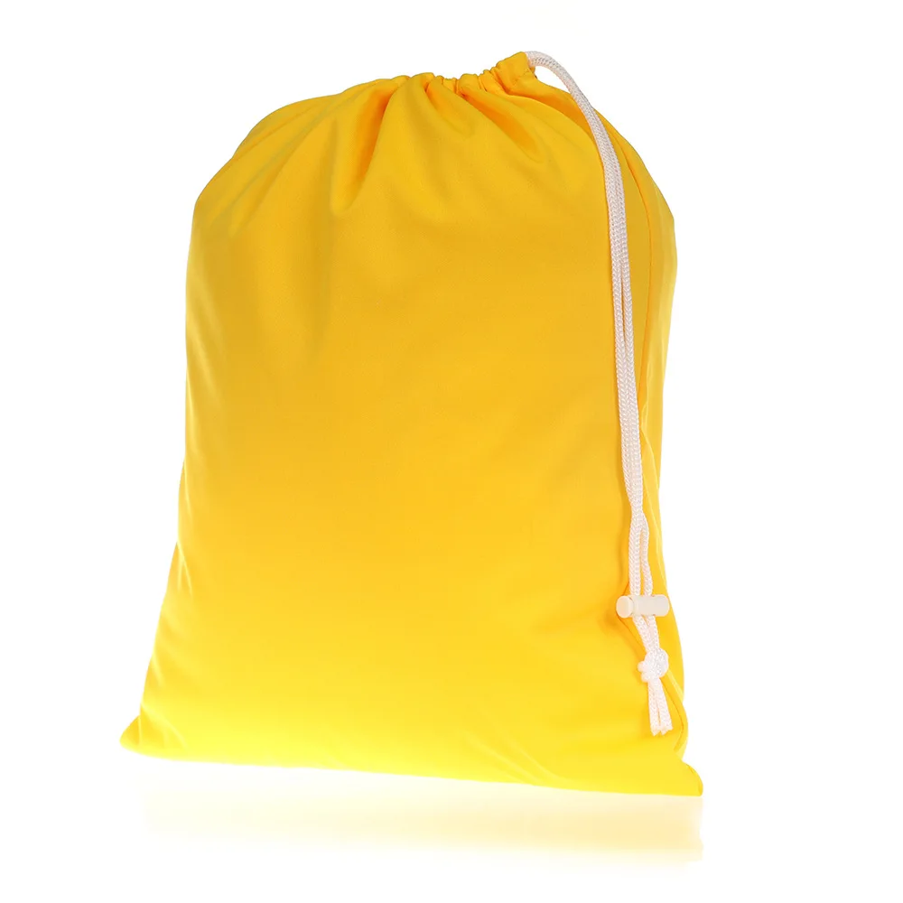 Afbeelding 5: 30*36cm Middelgrote waterdichte luiertas met trekkoord, herbruikbare luiertas, draagbare opbergtas voor strand, zwembad