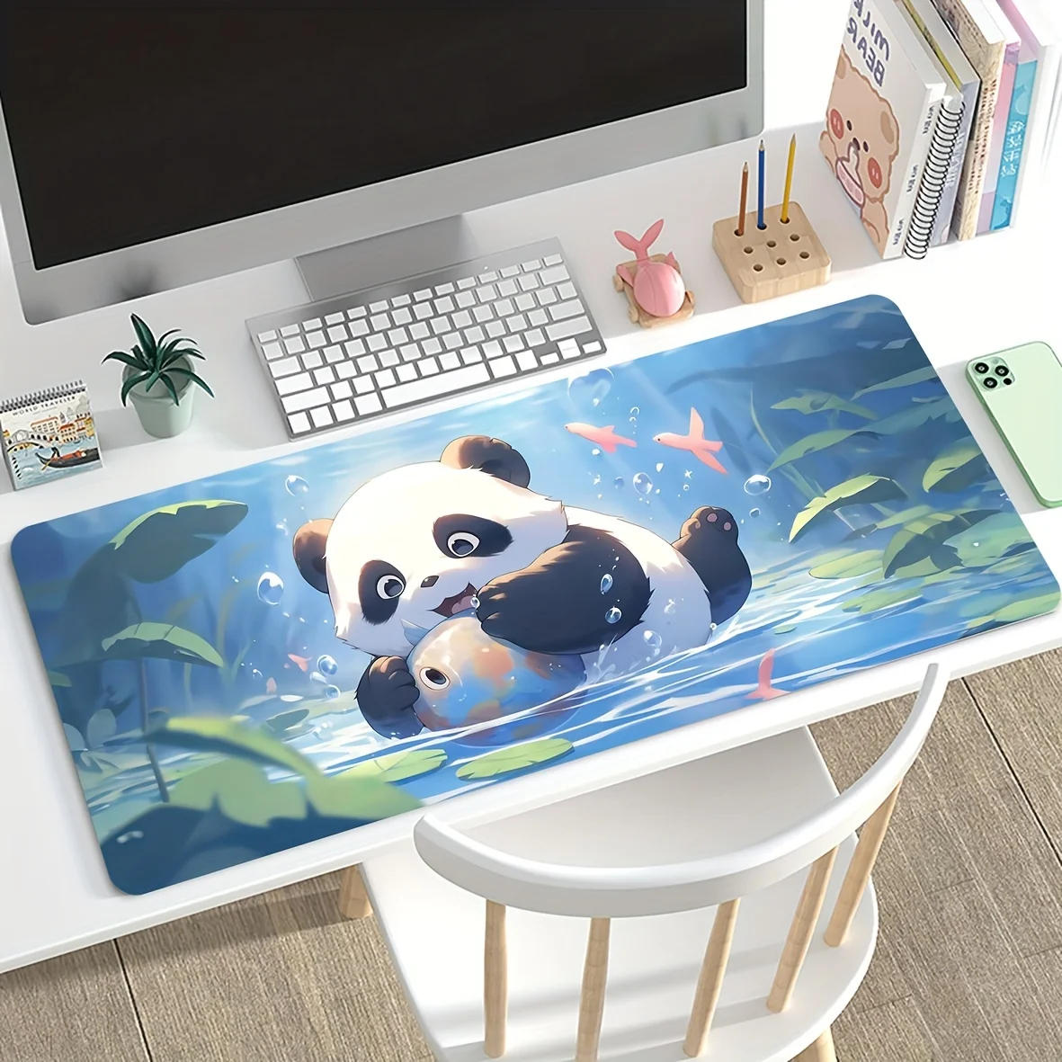 

XXL Mouse Pad Large Laptop Cute Panda Desk Mat Computer Accessories Mouse Mat Mousepad Gamer Pc Pad Gaming Deskpad office carpet