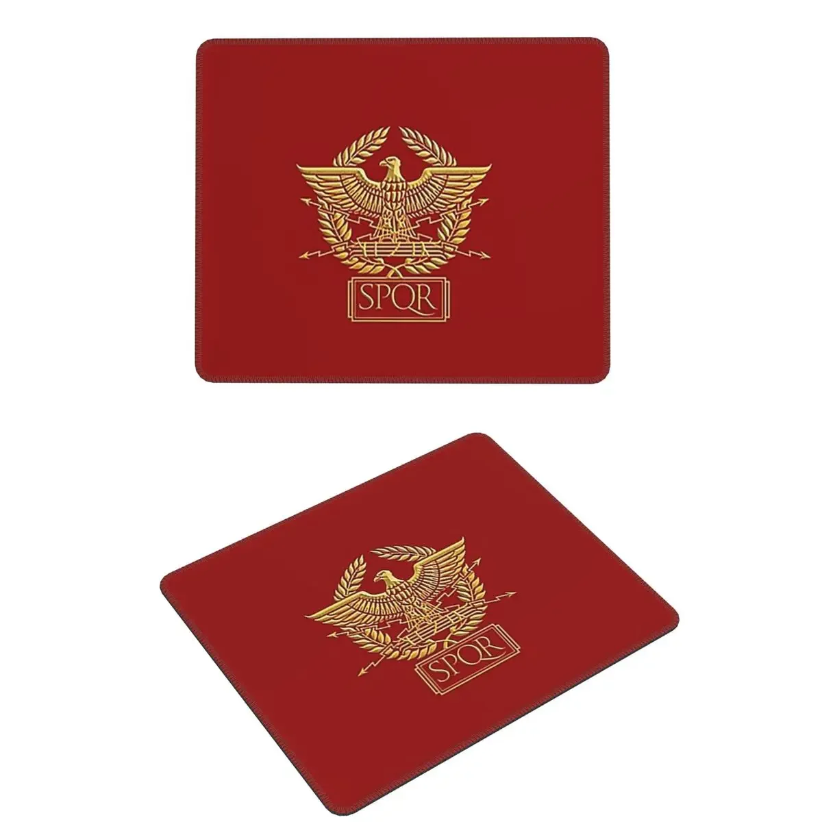 

SPQR- Roman Empire Standard Eagle Emblem Mouse Pad Computer Keyboard Mouse Mat Gaming PC Desk Mat Office Table Mats