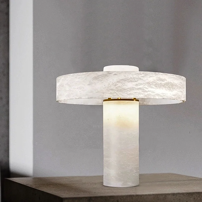 고급 스페인산 대리석 테이블 램프 호텔 실내 가정용 장식 독서등