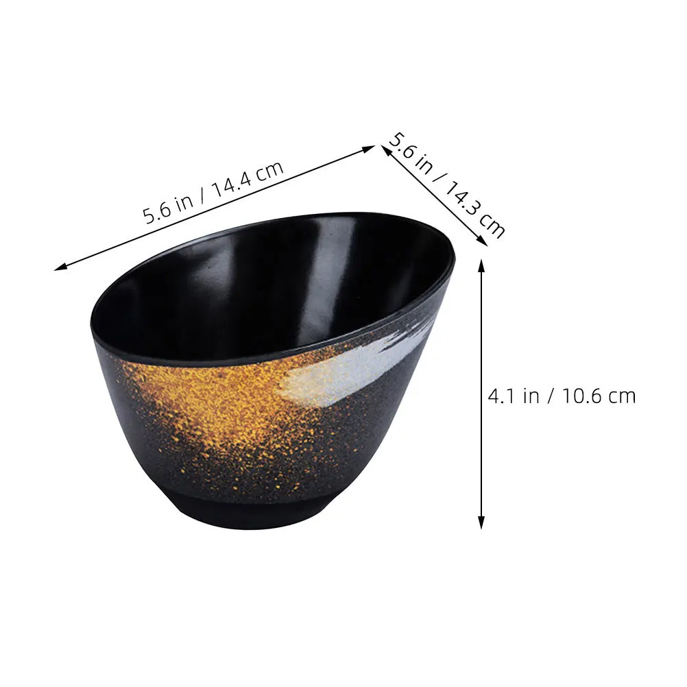 الفم المائل وعاء الخضار أدوات المائدة الميلامين تكويم وعاء صلصة للفطر سلطة المخللات تخدم في مطعم وساخن