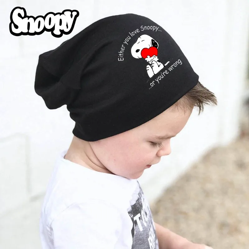 سنوبي قبعة الأوشحة مجموعات الفول السوداني Skullies Beanies أنماط الشتاء الدافئة الحفاظ على الحرارة الساخن بيع نمط جديد لينة ومريحة