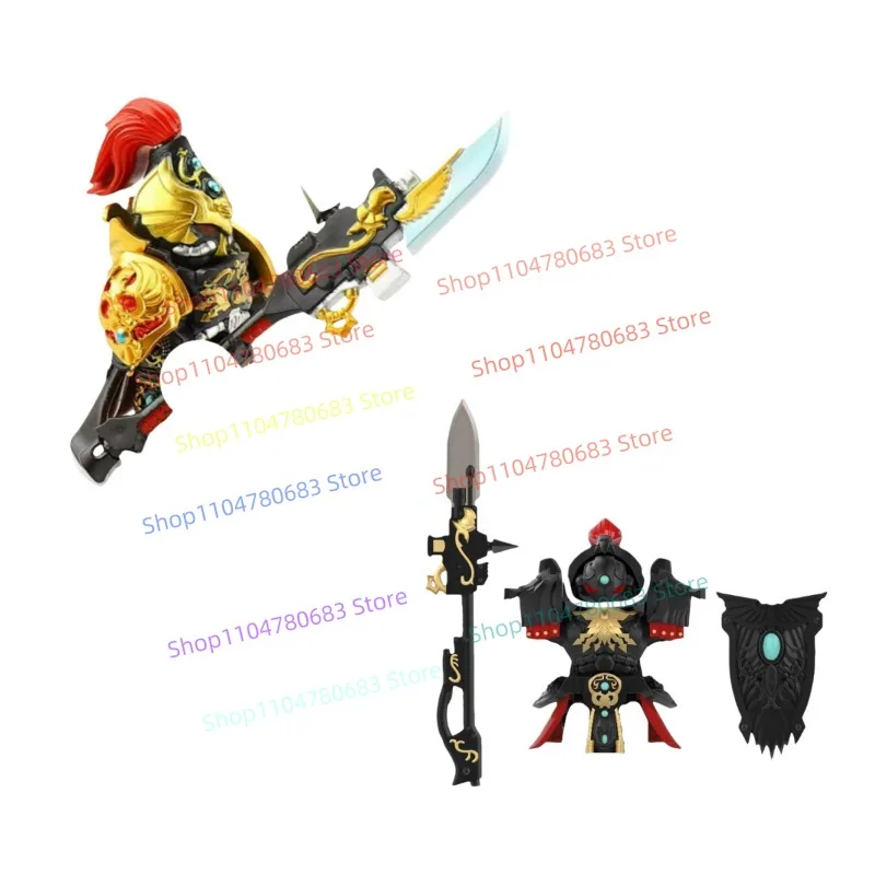 Blocs de construction MOC TK121 TK122 TK123, Mini figurine, modèle d'assemblage, jouet décoratif, ornement, jeu animé, cadeau à collectionner