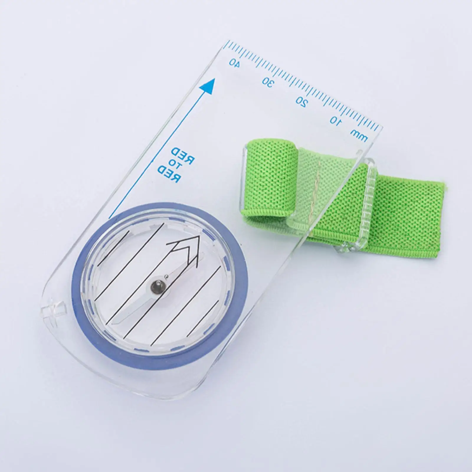 Orienteering Compass Multi Purpose Map Direction Ruler Mini Survival Navigation Tool for Backpack Hiking