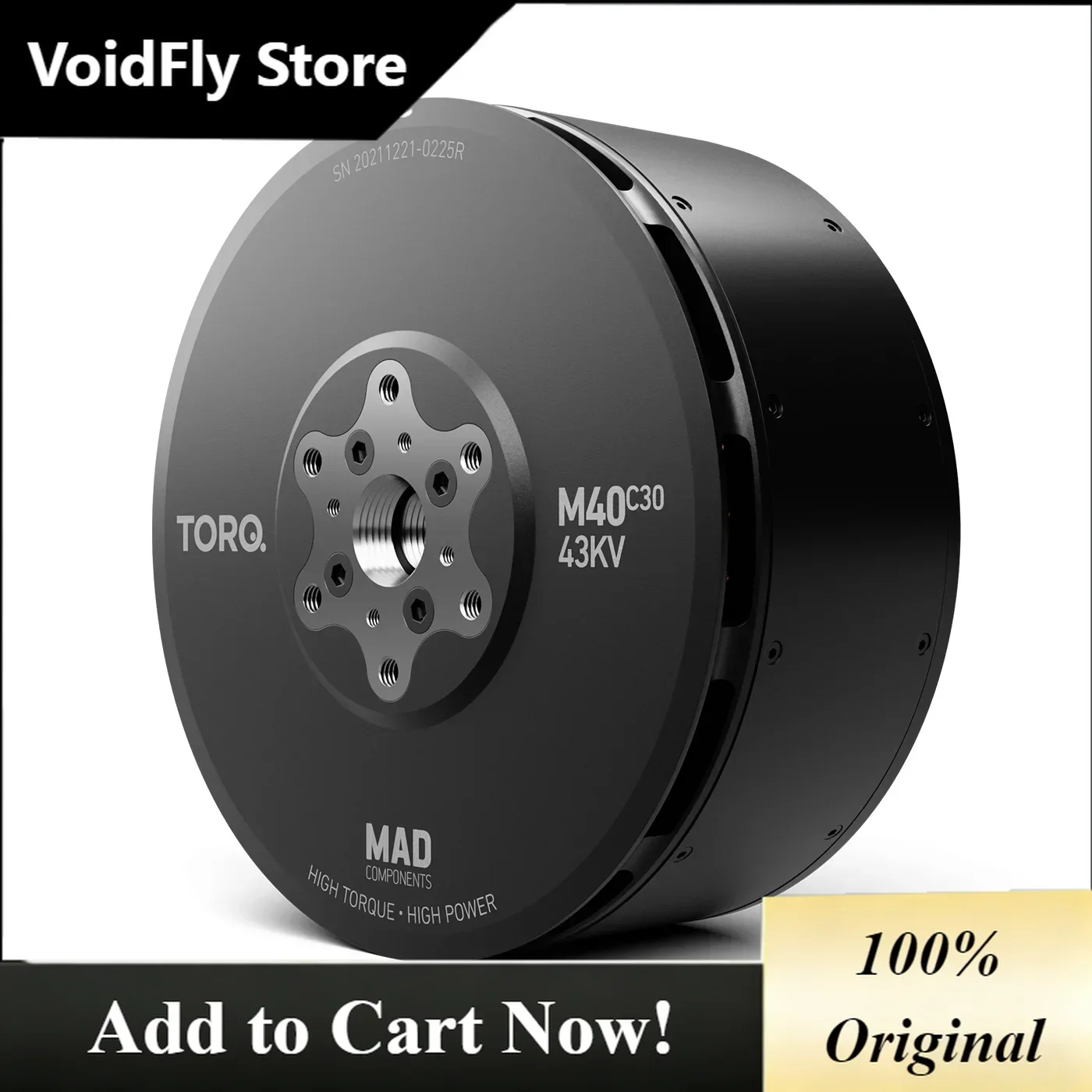 VoidFly 4112 PRO IPE 450KV New Arrival Brushless Motor Dr-one Motor for Industry Commercial Use