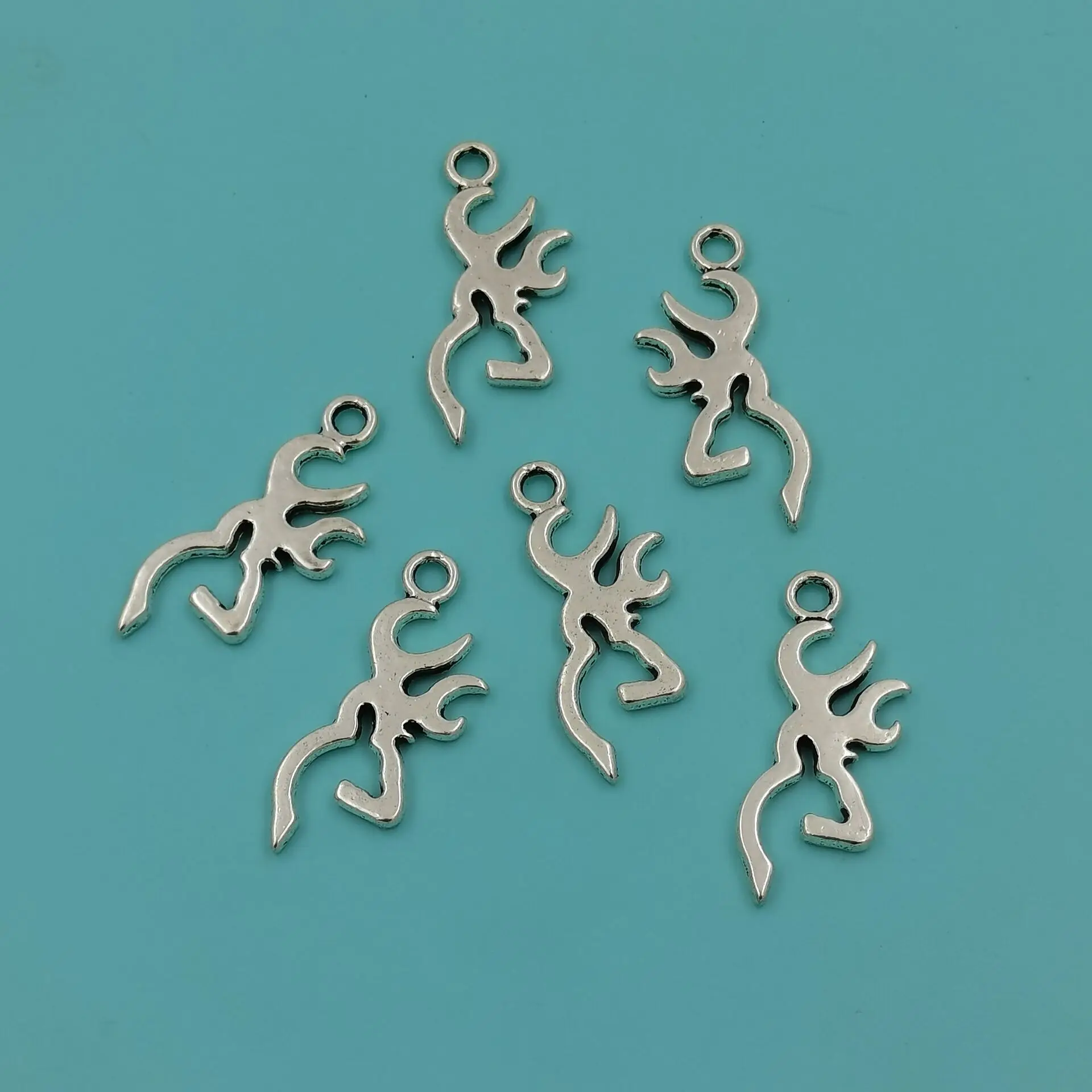15 ชิ้นโลหะผสมเปลวไฟ Charms จี้สําหรับ DIY สร้อยข้อมือสร้อยคอเครื่องประดับทําอุปกรณ์ A-868