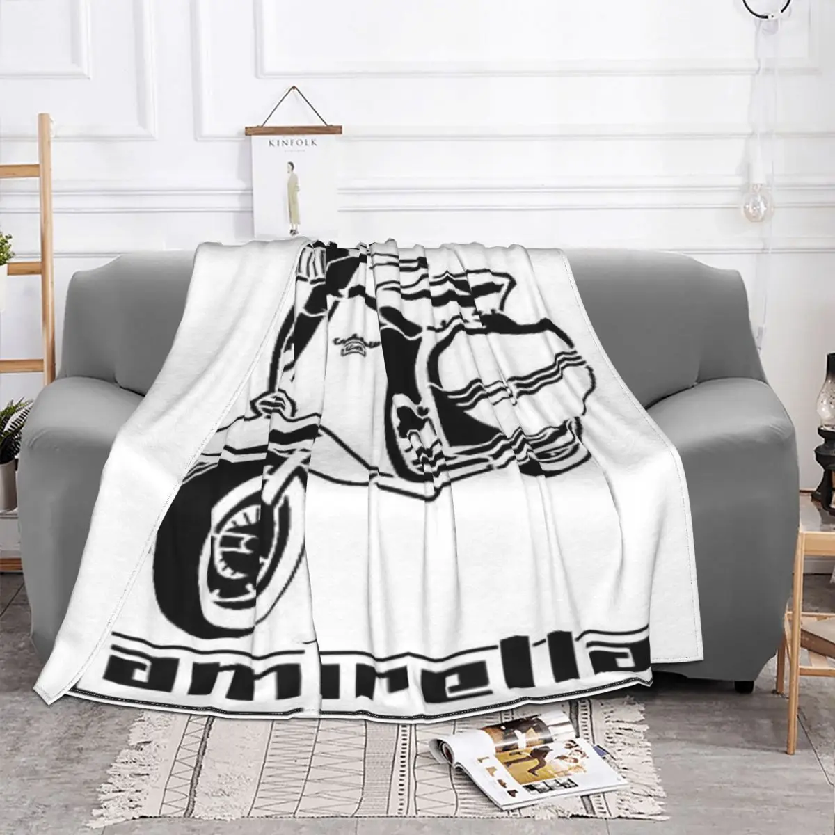 Lambretta 1781 Anime Bed Blankets Blankets And Throws Throw Blanket