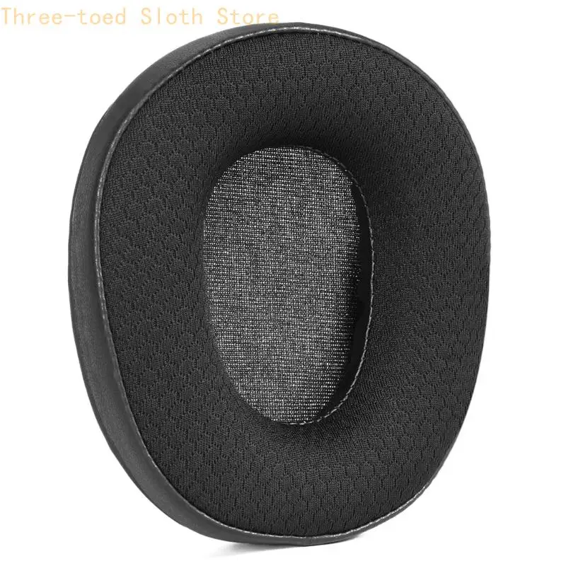 Schwarze Ohrabdeckungen für XIBERIA Over-Ear-Gaming-Kopfhörer, Ersatzpaar mit weicher Polsterung für Arbeitstage, Studie E74A – Detail 2