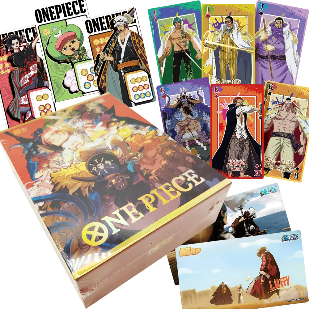 Anime One Piece Collection Cards Visual Impact Exquisites Design Hot Blooded Character Portrait Cards Booster Box Besondere Geschenke