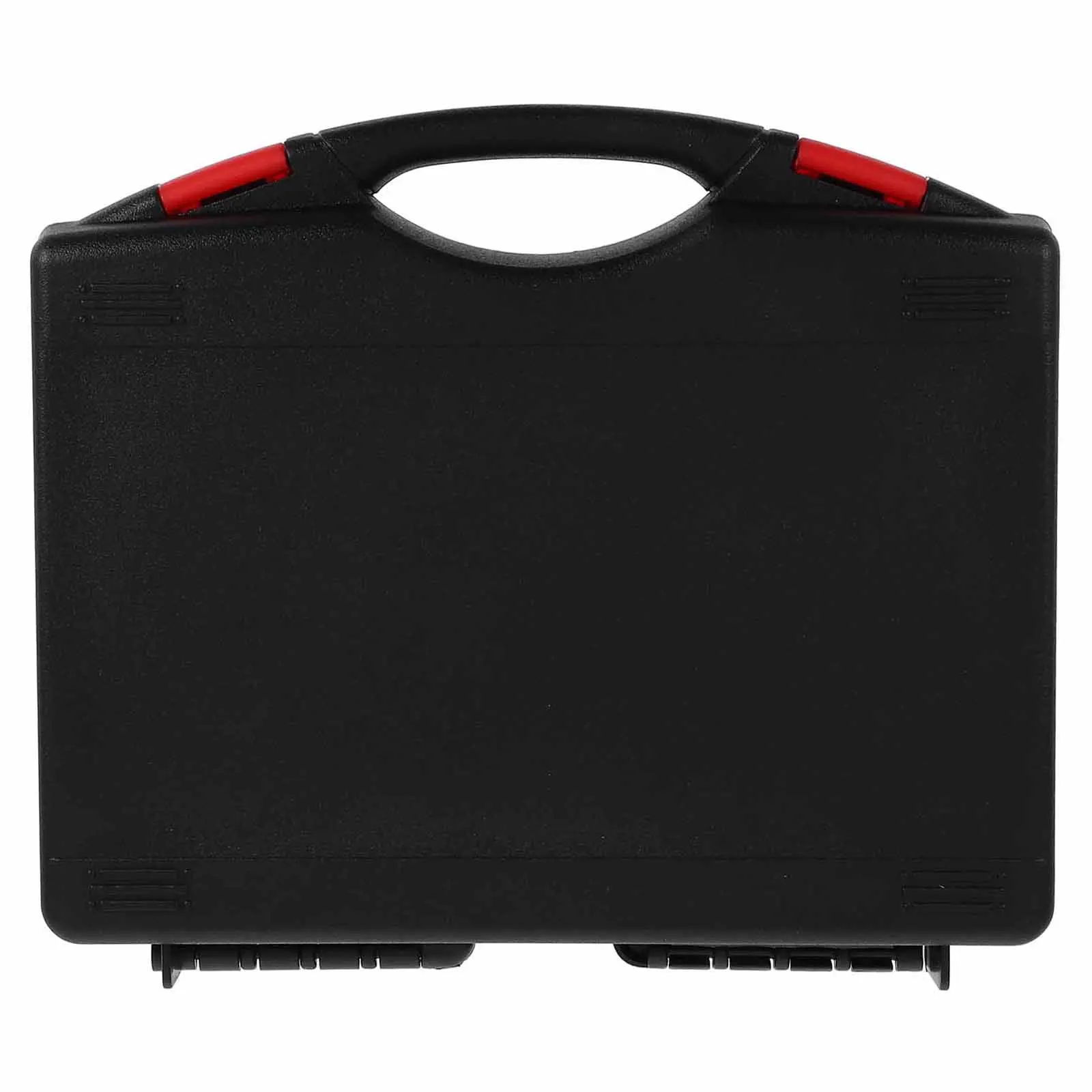 

Portable Hardware Drill Bit Box Black PP Material Lightweight Tool Organizer Storage Case Compartment Design Waterproof