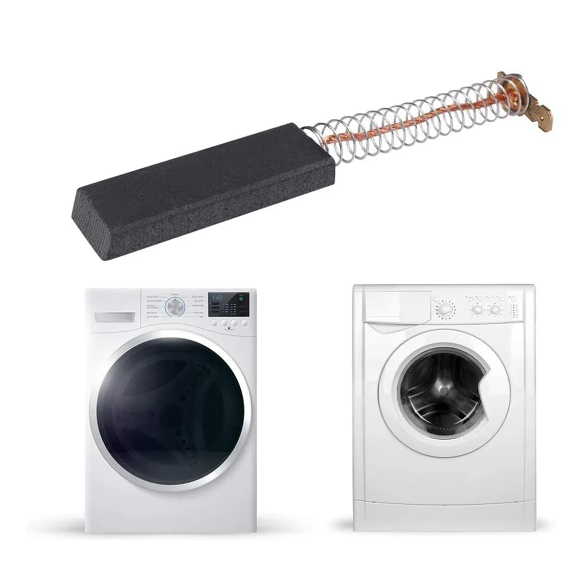 A97G 40 قطعة فرش كربون للغسالة 154740   فرش الكربون فرش الكربون المحرك للغسالة