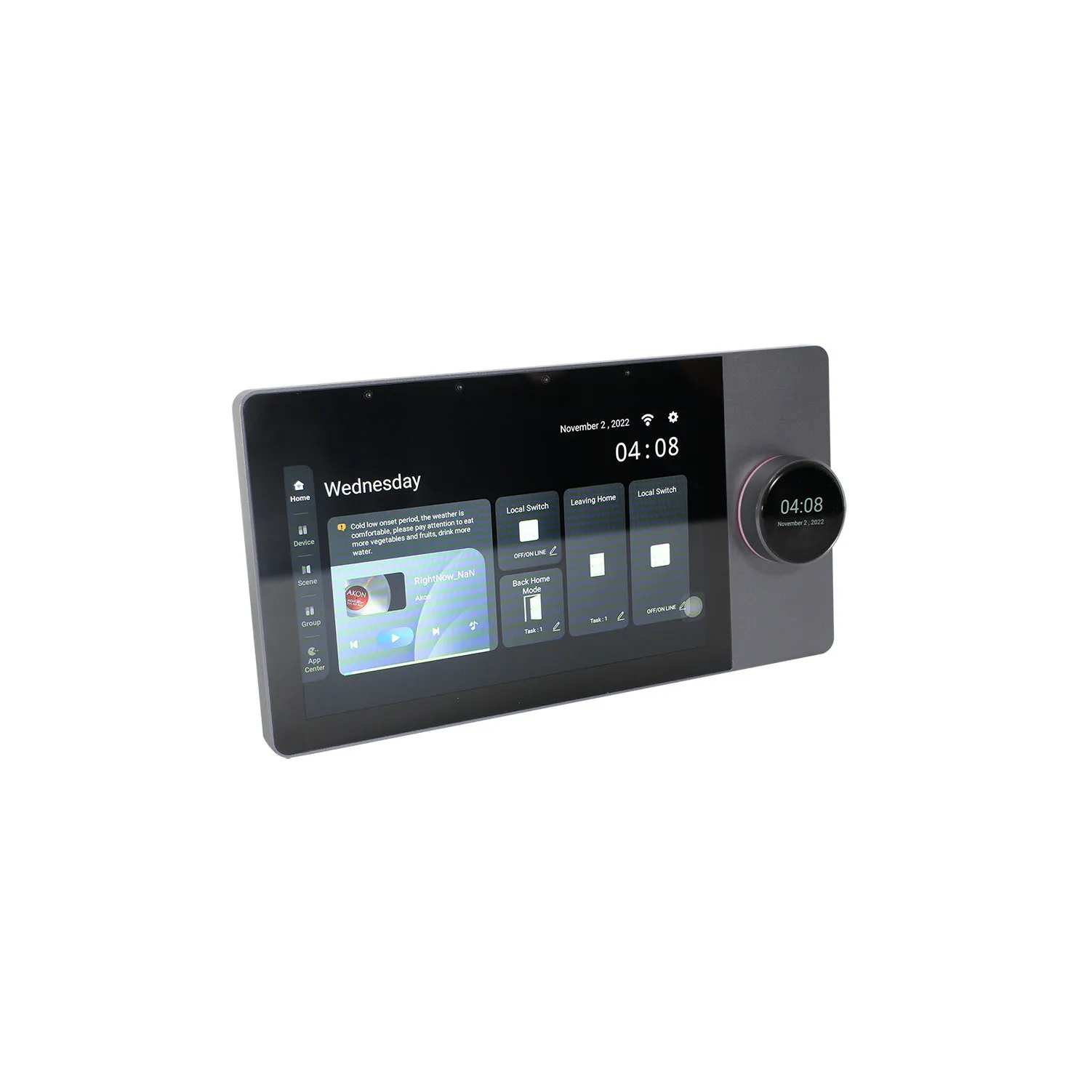 2025 T Smart Home WiFi Bluetooth Touch Screen da 8 pollici per montaggio a parete Amplificatore musicale con protocollo TF/USB/RS 485 e Tuya personalizzato