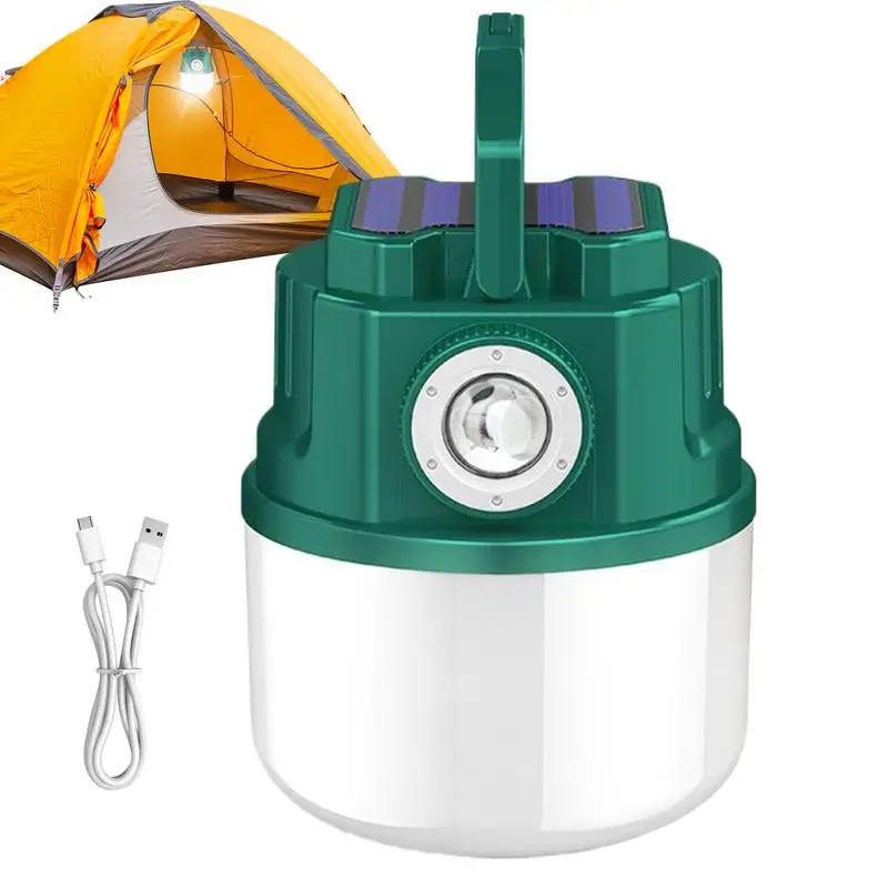 

Solar Camping Lantern Handheld Waterproof Handheld Tent Light Portable Hiking Flashlight Solar Powered Landscape Lamp For Home