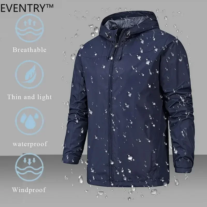 Chaqueta impermeable Unisex para deportes al aire libre, abrigo fino con capucha para escalada, Camping, Trekking y pesca, rompevientos para primavera y otoño, 2023