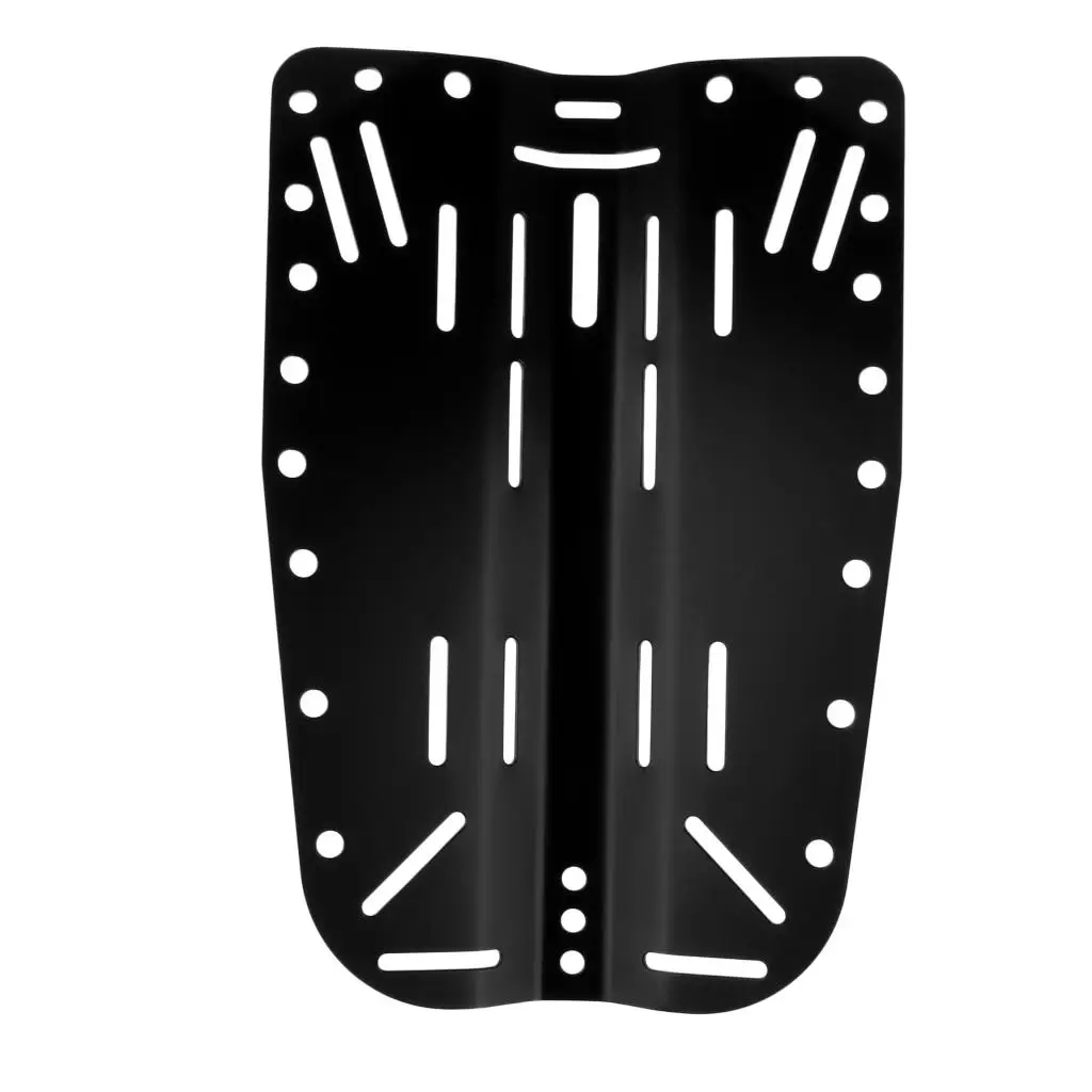 Premium Scuba Aluminum Alloy Black Backplate Back Plate Hardware