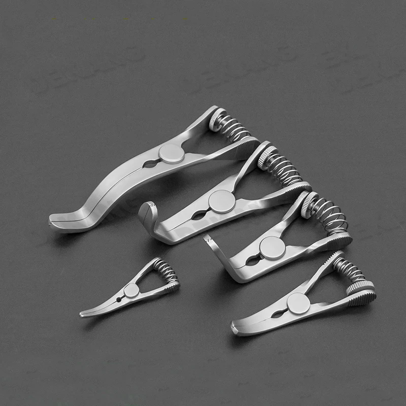 

No Damage Hemostatic Clip Pug Forceps Spring Type Adjustable Micro Hemostatic Clip Arteriovenous Vascular Clip