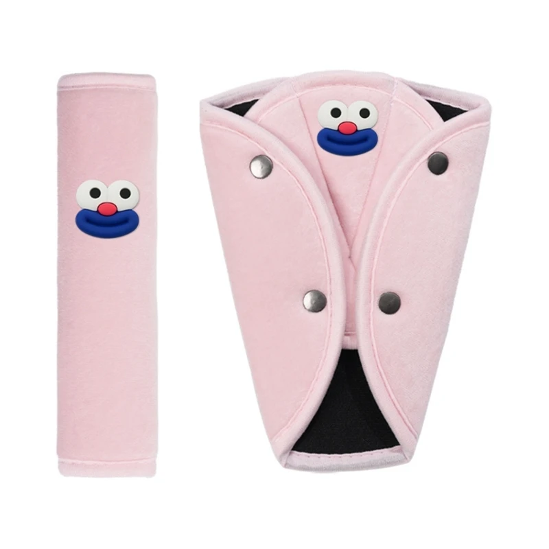

Comfortable Children's Seatbelt Shoulder Guard Prevents Neck Irritation with Easy to Clean Fabric For Comfortable Rides