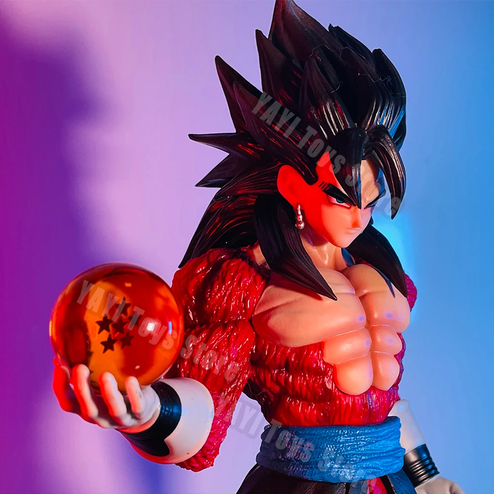 29cm Anime Dragon Ball Gogeta Ssj4 Figure Super Saiyan 4 Son Goku Vegeta Figurine PVC Action Figures Model Toy