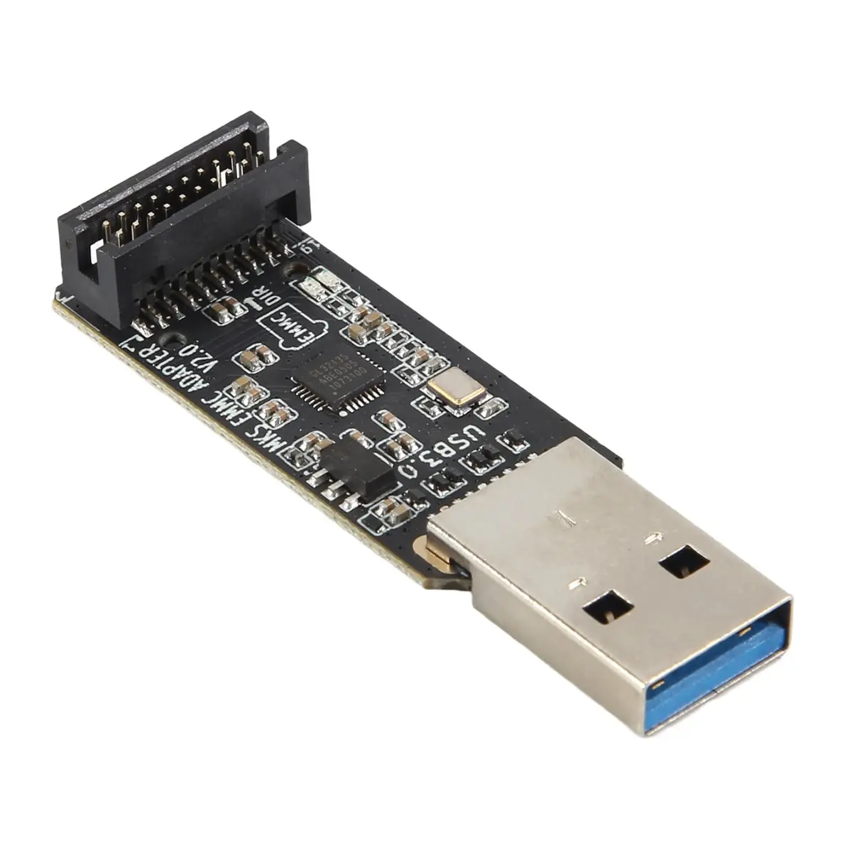 A14M For EMMC-ADAPTER V2 USB 3.0 Card Reader for EMMC Module Micro-SD TF Card Pi SKIPR