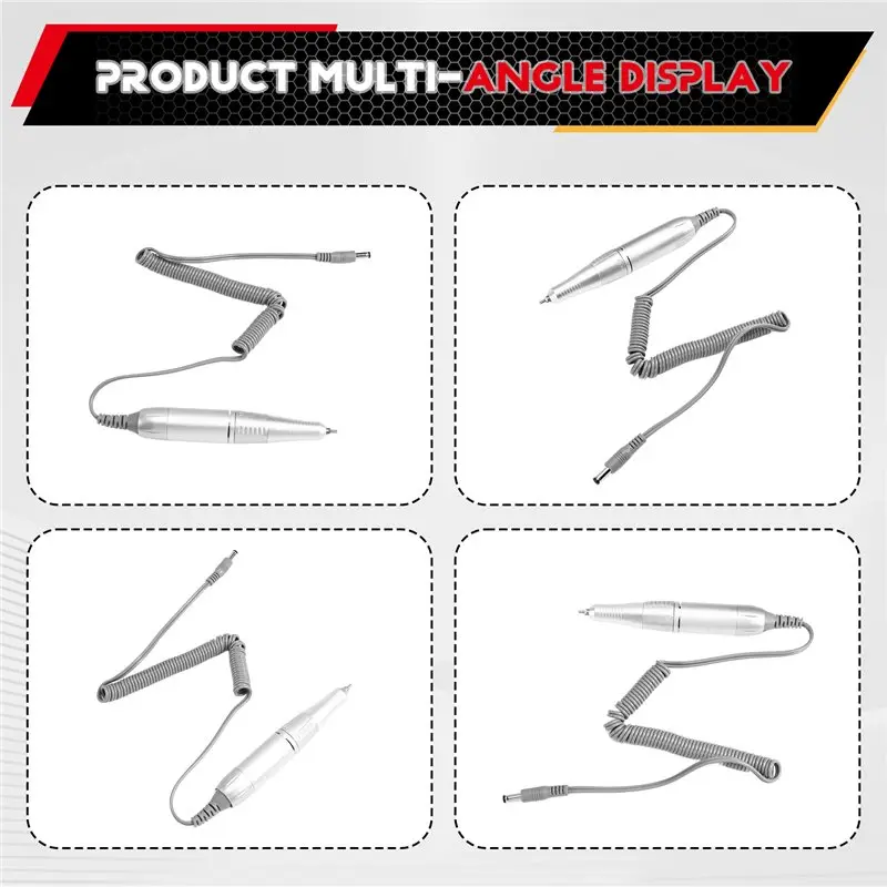 Rechargeable Nail Polish Grinder Professional Nail Drills Rechargeable Portable Nail EU Plug-Y48A