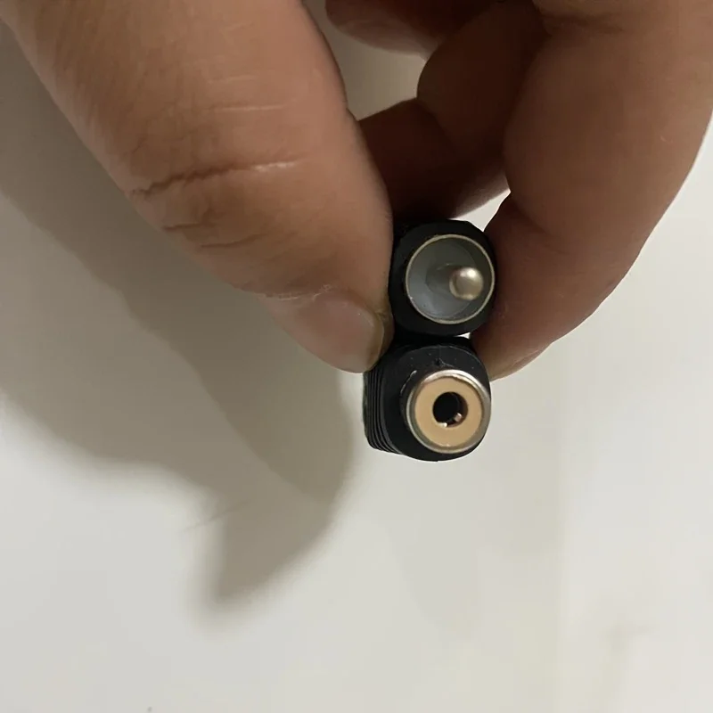 RCA Plug Male Female Connectors To AV Screw Terminal RCA Welding-free Audio Connector Adapter